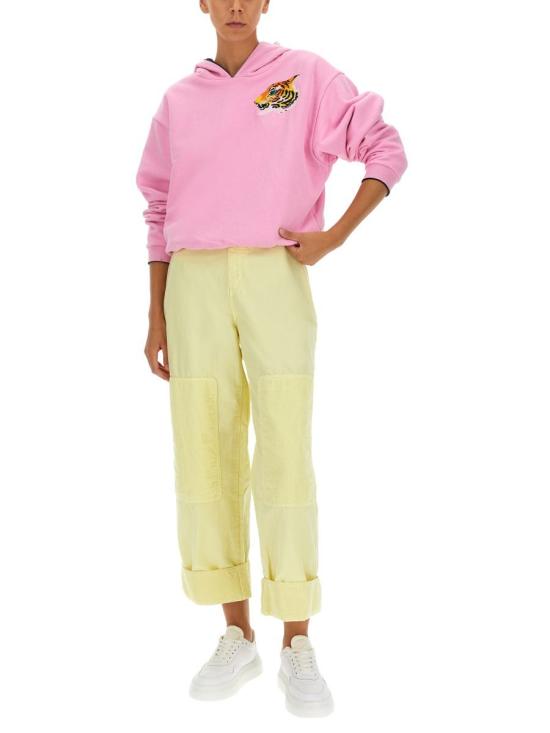  겐조 후드 티셔츠 FC62SW018 4MI99J Black - KENZO