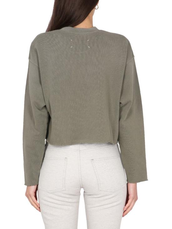  마르지엘라 스웨터 S51GU0123 S25580740 MILITARY GREEN - MAISON MARGIELA