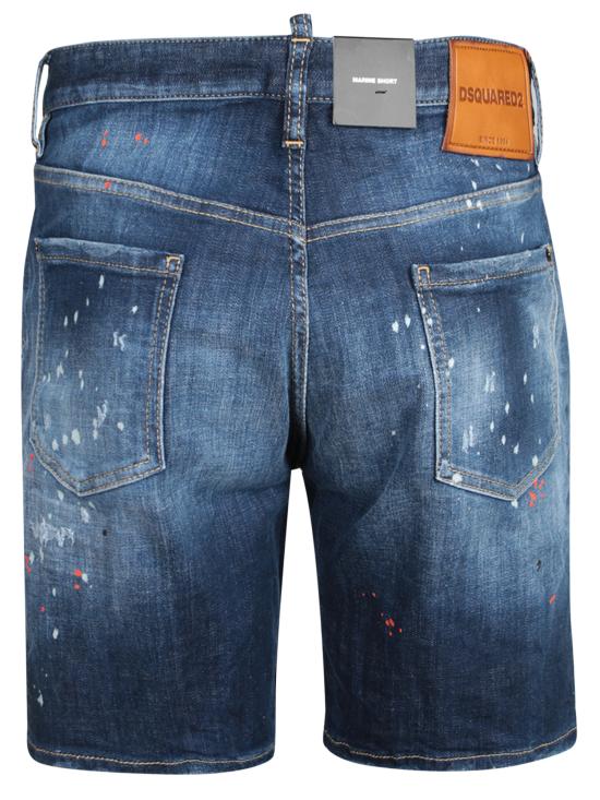 25SS 디스퀘어드2 데님 숏팬츠 S74MU0884 S30664 470 Blue - DSQUARED2