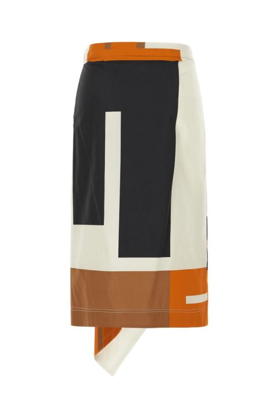 25FW 펜디 롱 스커트 FQ7552ARU6F1NZQ ORANGE - FENDI