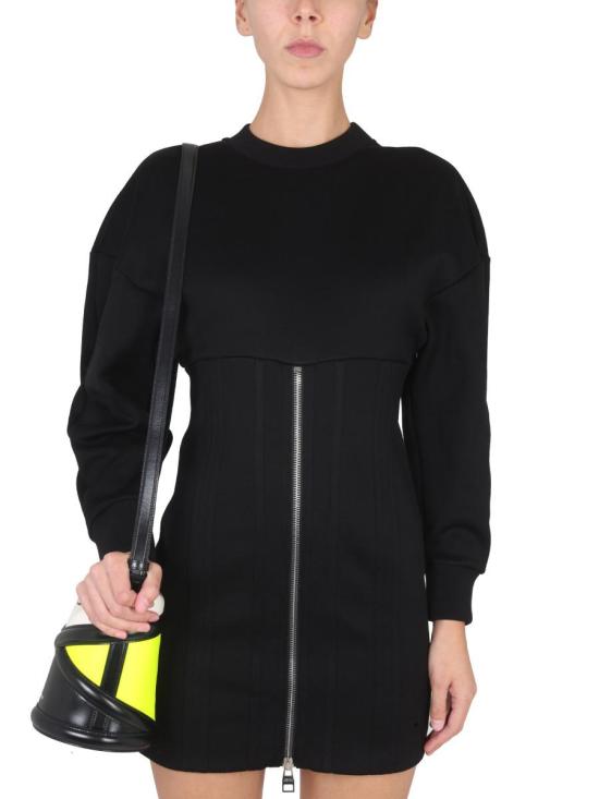 22FW 알렉산더 맥퀸 숏 원피스 718462 QLAA81000 Black - ALEXANDER MCQUEEN