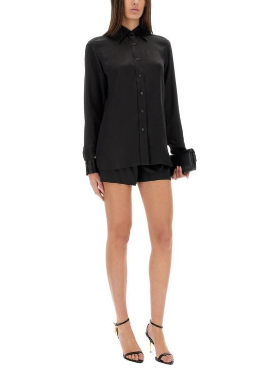 25SS 톰포드 블라우스 CA3266 FAX1191LB999 Black - TOMFORD