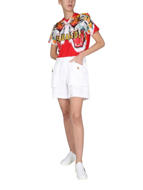  디스퀘어드2 숏팬츠 S75MU0400 S41794100 WHITE - DSQUARED2