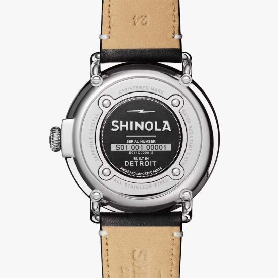  Shinola 손목시계 신올라 더 런웰 워치 블랙 - OTHER BRANDS