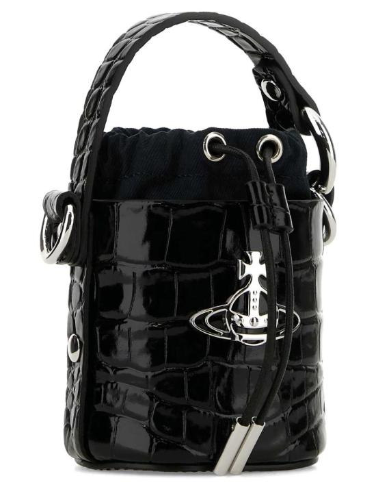 25SS 비비안웨스트우드 토트백 5C010003W L0098N401 Black - VIVIENNE WESTWOOD