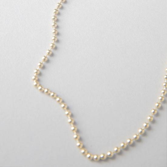  바비 카 목걸이/팬던트 볼 체인 베르메일 체인 - BOBBIE CARR