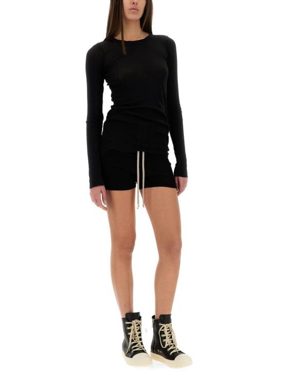 25SS 릭 오웬스 긴팔 티셔츠 RP01E7202 MR09 Black - RICK OWENS