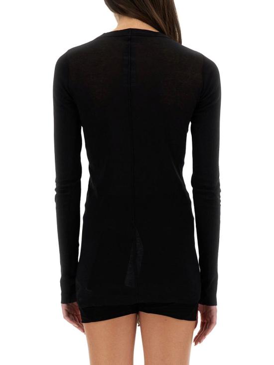 25SS 릭 오웬스 긴팔 티셔츠 RP01E7202 MR09 Black - RICK OWENS