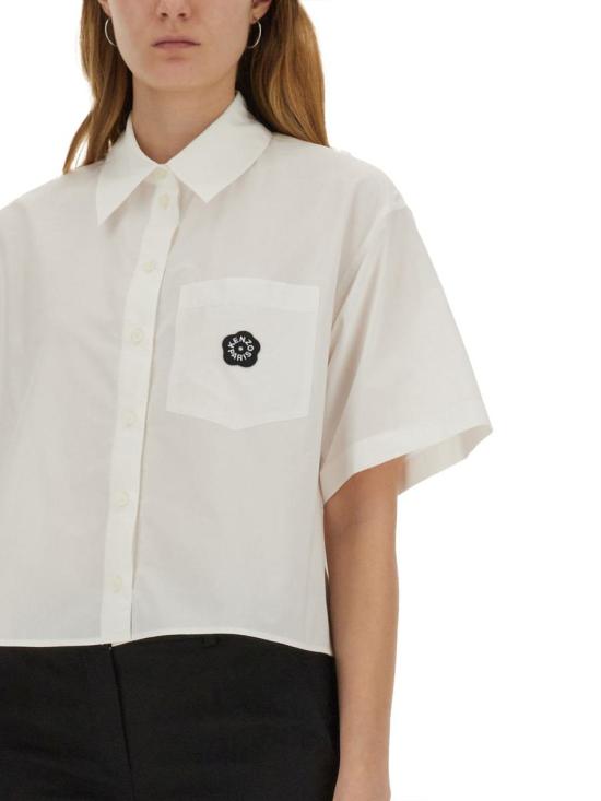 25SS 겐조 셔츠 FF52CH2629LH 01 WHITE - KENZO