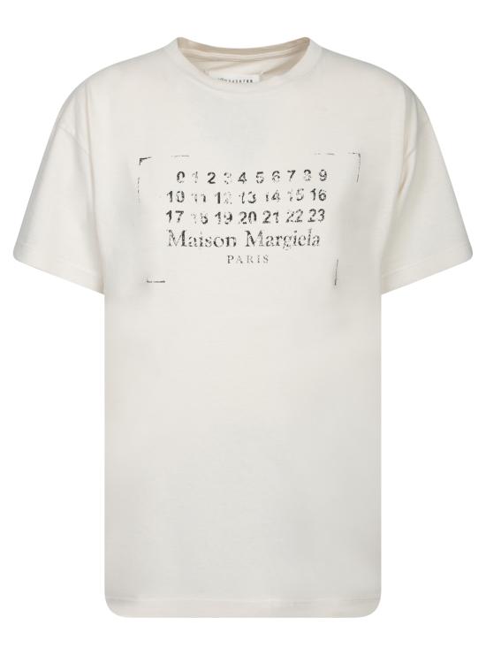 25SS 마르지엘라 반팔 티셔츠 S51GC0534 S24575 103 White