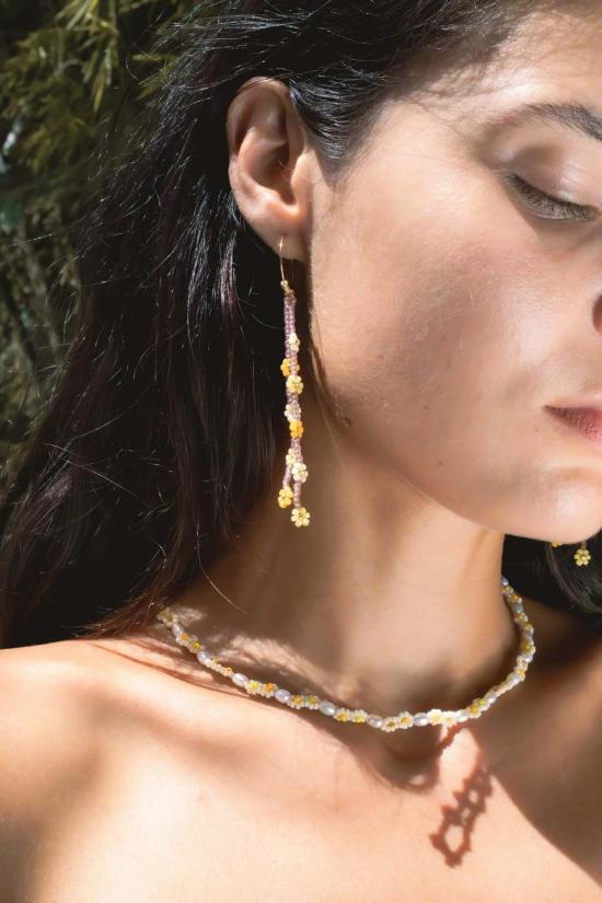  Dear Neighbor 팔찌 사랑하는 이웃 데이지 꽃 목걸이 - DEAR NEIGHBOR