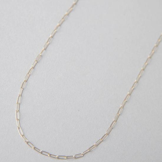  바비 카 목걸이/팬던트 Bobbie Carr 데미 라운드 롱 링크 페이퍼 클립 체인 - BOBBIE CARR