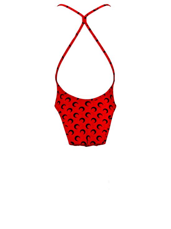 25SS 마린세르 원피스 수영복 WSW012ACJER0003 RD10 RED - MARINE SERRE