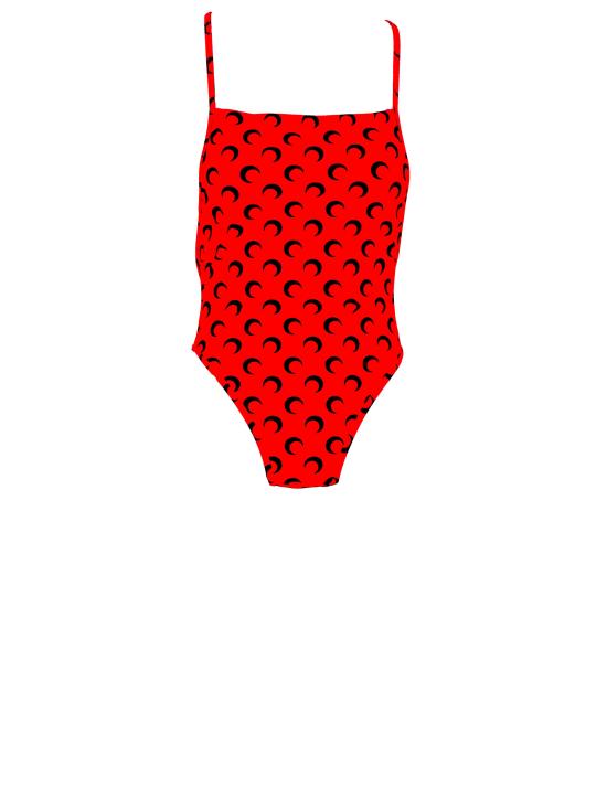 25SS 마린세르 원피스 수영복 WSW012ACJER0003 RD10 RED