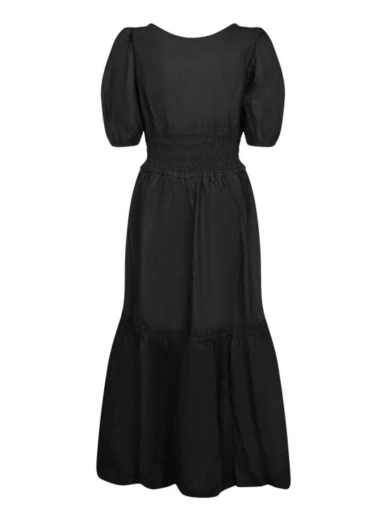 25SS 가니 미디 원피스 F9346 099 Black - GANNI