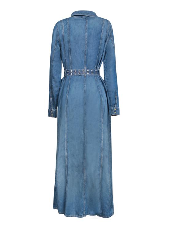 25SS 가니 미디 원피스 J1611 567 Blue - GANNI