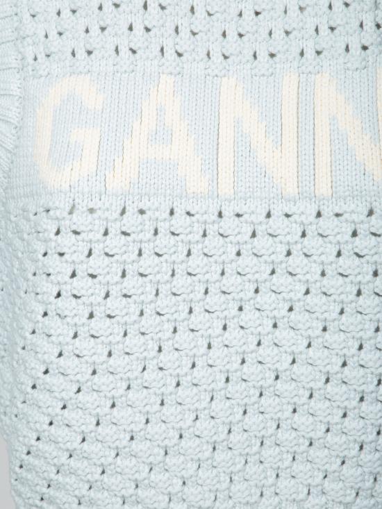 25SS 가니 민소매 티셔츠 K2348 628 Blue - GANNI