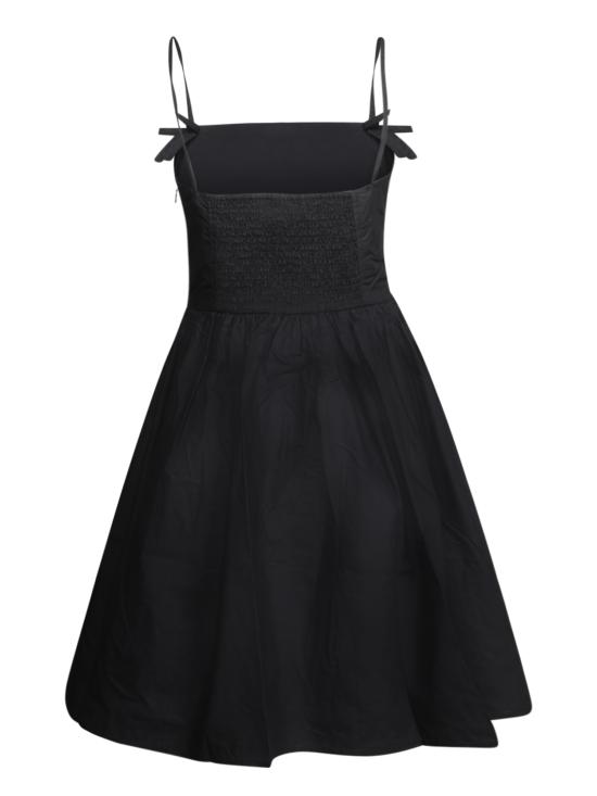 25SS 가니 미디 원피스 W0194 099 Black - GANNI