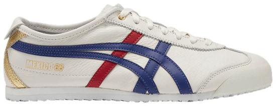  오니츠카타이거 MEXICO 멕시코 66 로우탑 부츠 1183B511 100 WHITE DARK BLUE DOM