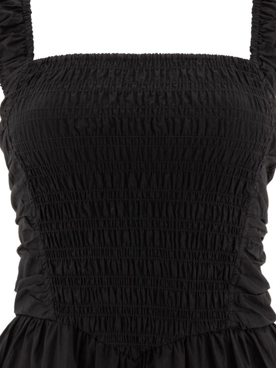 25SS 가니 미디 원피스 F9344099 Black - GANNI