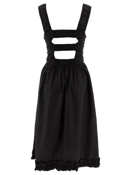 25SS 가니 미디 원피스 F9344099 Black - GANNI