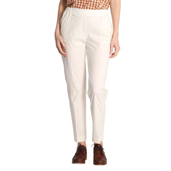  NIU' 스트레이트 팬츠 P25 209 T007 PIPOCA Bianco