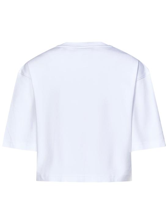 25SS 모스키노 반팔 티셔츠 A07100442 1001 WHITE - MOSCHINO