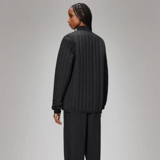  레인스 봄버 자켓 반자 라이너 봄버 블랙/드리프트 - RAINS