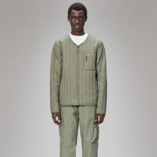  레인스 봄버 자켓 반자 라이너 봄버 블랙/드리프트 - RAINS