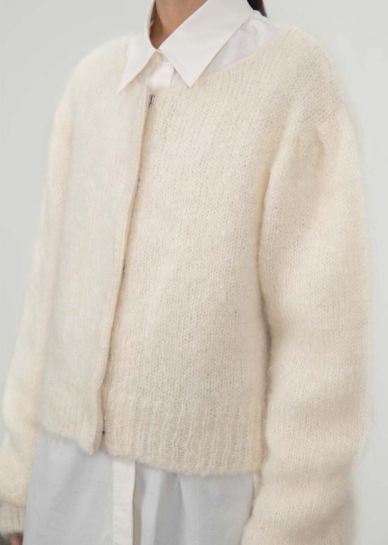  아모멘토 가디건 그랜드마 카디건 아이보리 - AMOMENTO