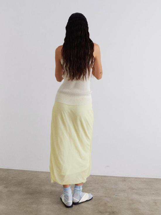  러스 숏 스커트 루스 한카치  버터 - RUS