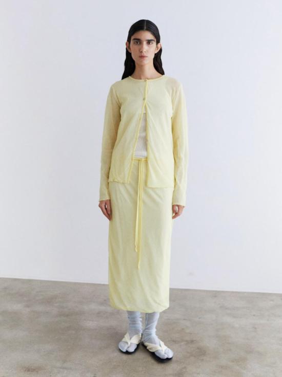  러스 숏 스커트 루스 한카치  버터 - RUS