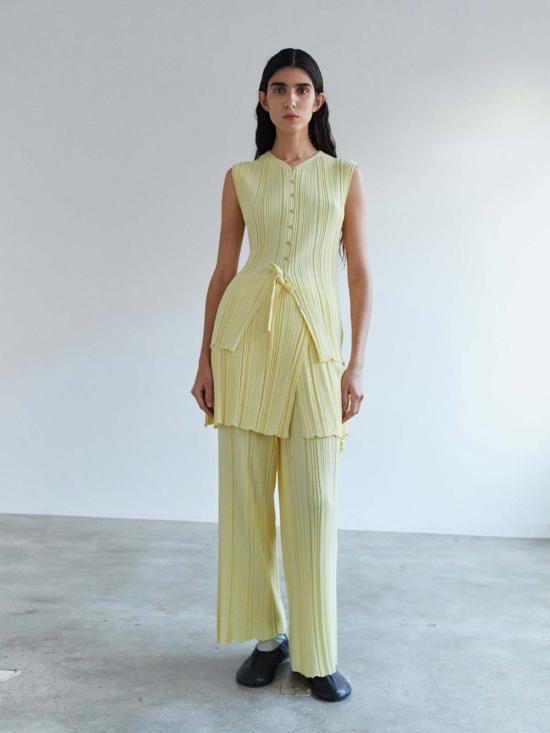  러스 스트레이트 팬츠 루스 루텐  버터