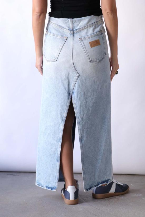  MM6 메종마르지엘라 데님 팬츠 Mm6 메종 마르지엘라 롱  블루 - MM6 MAISON MARGIELA