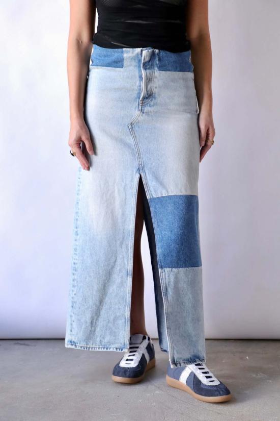  MM6 메종마르지엘라 데님 팬츠 Mm6 메종 마르지엘라 롱  블루 - MM6 MAISON MARGIELA