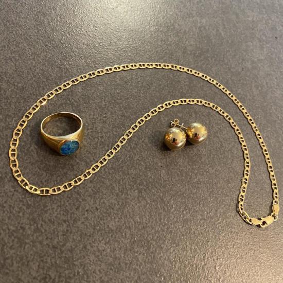  바비 카 목걸이/팬던트 Xl 플랫 마리너 베르메일 체인 - BOBBIE CARR