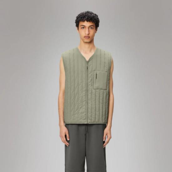  레인스 베스트 Rains Banja 라이너 조끼 드리프트/네이비 - RAINS