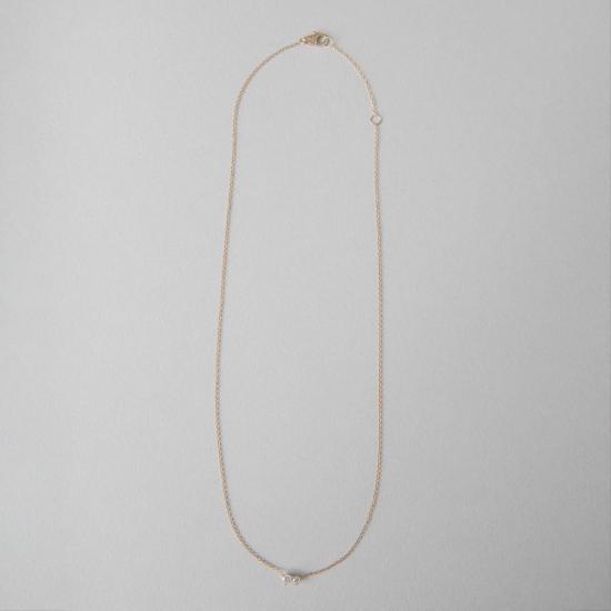  바비 카 목걸이/팬던트 트윈 다이아몬드 네크리스