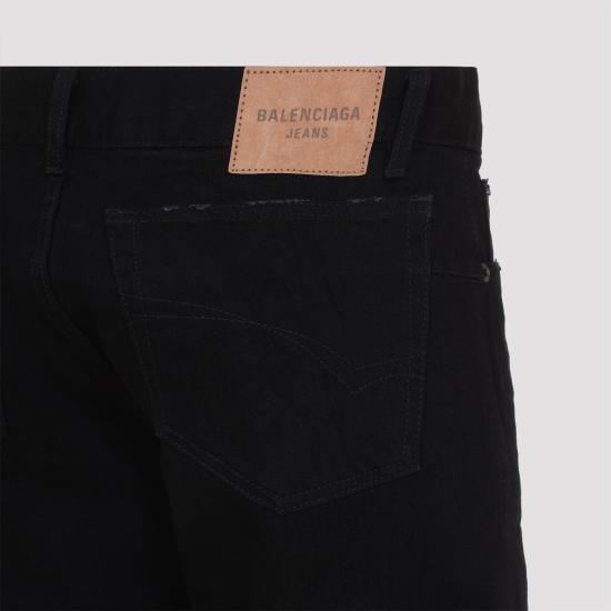 25SS 발렌시아가 데님 팬츠 833430 TRW60 1000 BLACK - BALENCIAGA