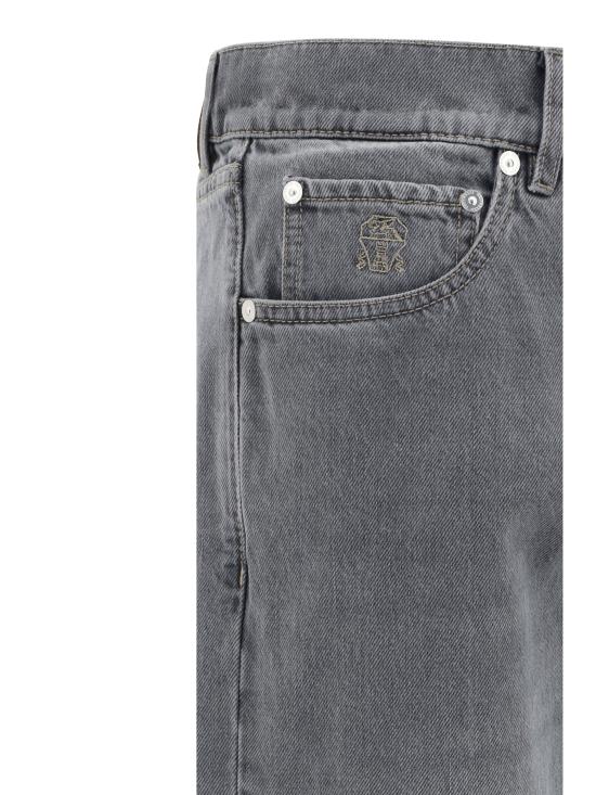 25SS 브루넬로 쿠치넬리 데님 팬츠 M240PO1090 C9007 GREY - BRUNELLO CUCINELLI