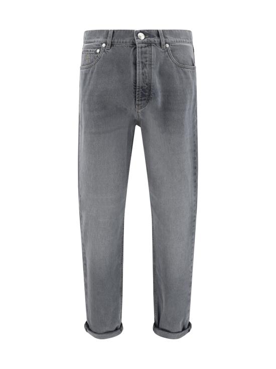 25SS 브루넬로 쿠치넬리 데님 팬츠 M240PO1090 C9007 GREY
