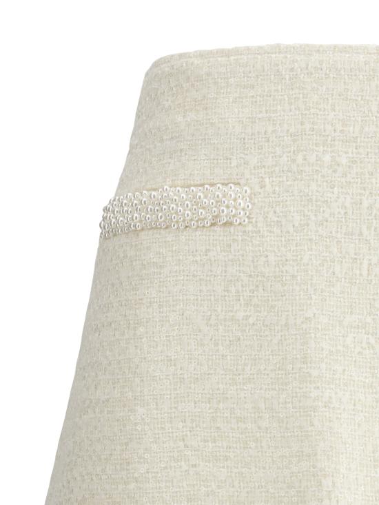 25SS 셀프 포트레이트 숏 스커트 RS25164SKC CREAM - SELF PORTRAIT