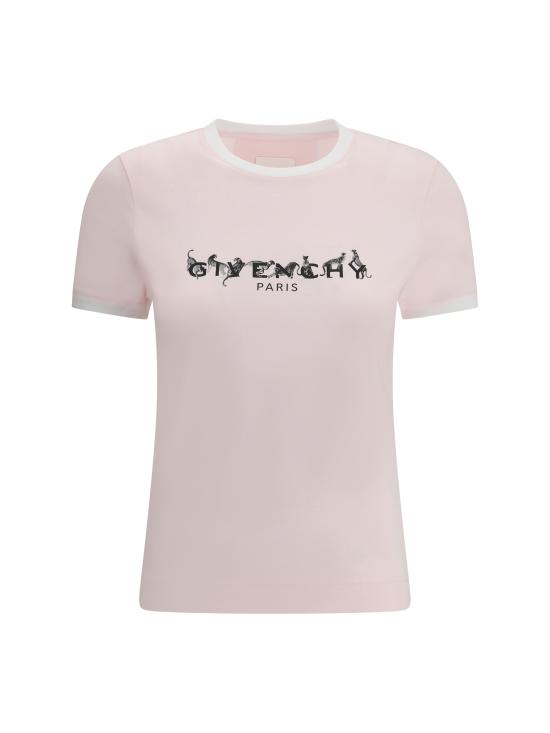 25SS 지방시 반팔 티셔츠 BW70BFP704 978 PINK