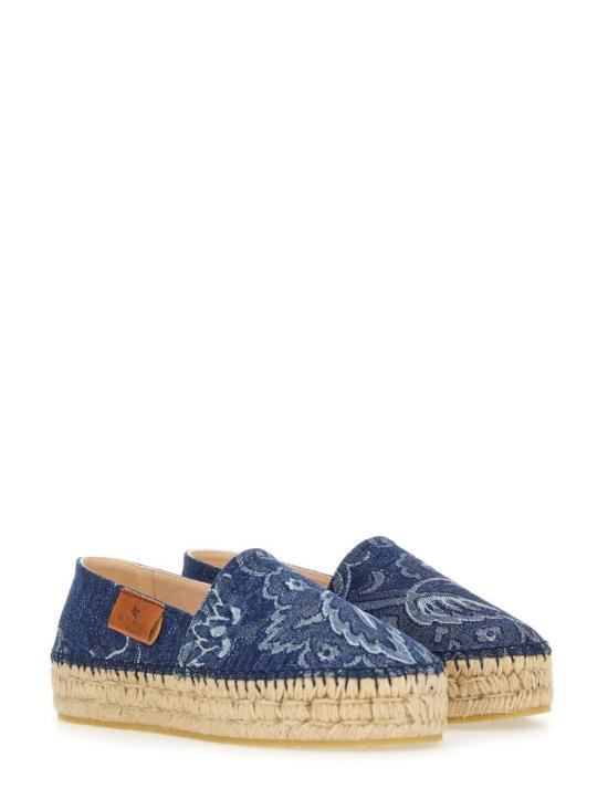 25SS 에트로 플랫 슈즈 WS4G0002 AD278S9090 Navy - ETRO