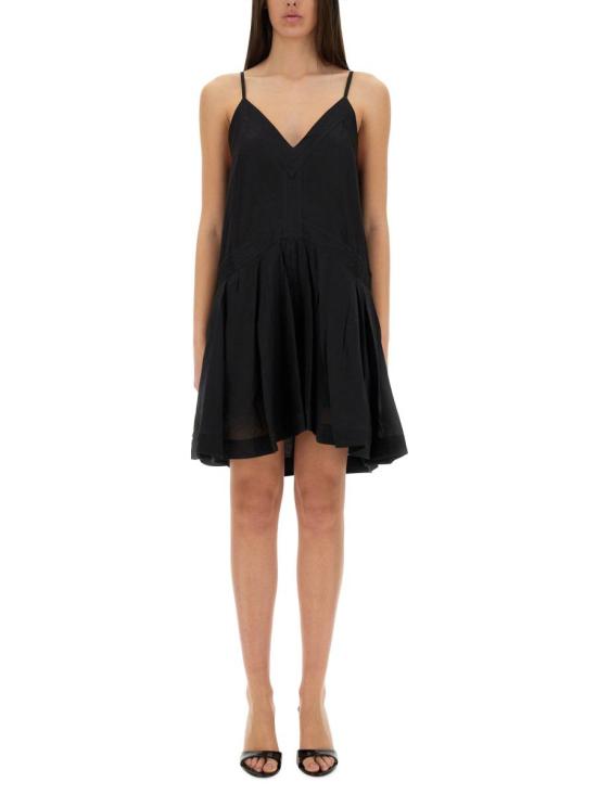 25SS 이자벨마랑에뚜왈 미디 원피스 RO0692FB B3J04E01BK Black