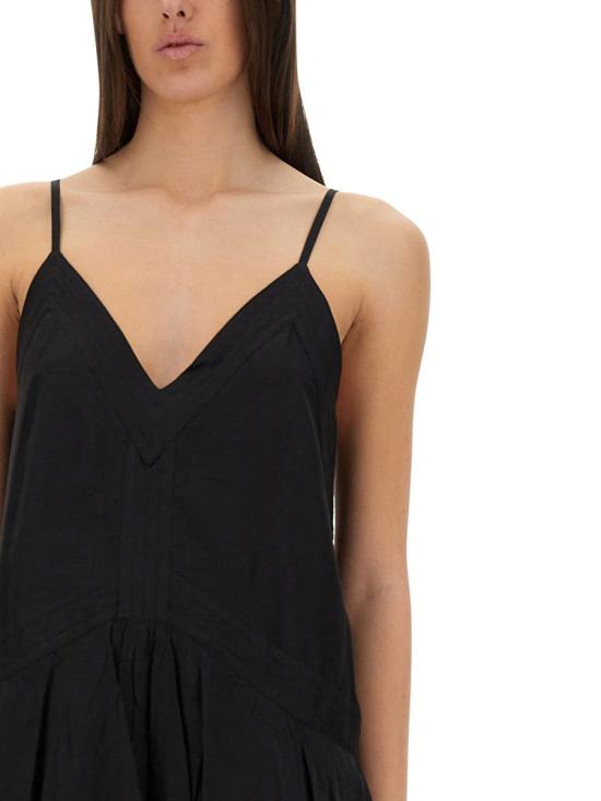 25SS 이자벨마랑에뚜왈 미디 원피스 RO0692FB B3J04E01BK Black - ISABEL MARANT ETOILE