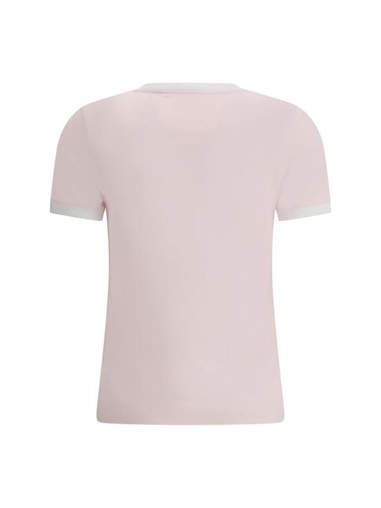 25SS 지방시 반팔 티셔츠 BW70BFP704 978 PALE PINK WHITE - GIVENCHY
