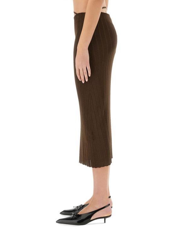 25SS 자크뮈스 미디 스커트 251KN362 2424880 BROWN - JACQUEMUS