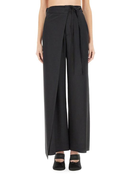 25SS MM6 메종마르지엘라 스트레이트 팬츠 S52KA0518 M35080900 Black