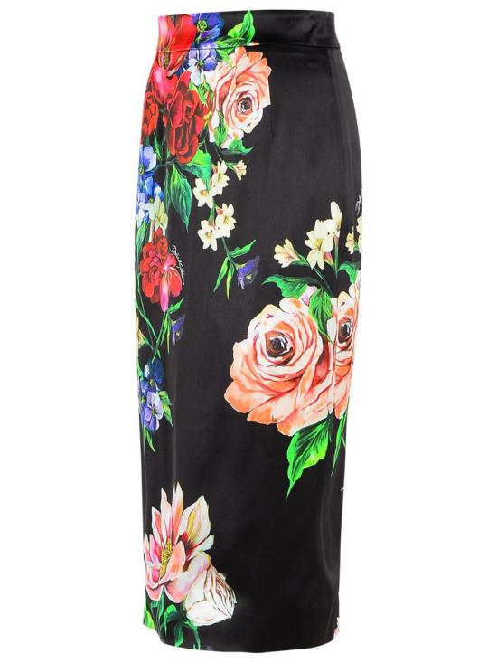 25SS 돌체앤가바나 롱 스커트 F4BCAT FSIB5HN5PR Black - DOLCE & GABBANA